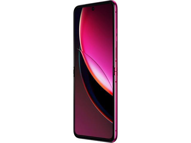 Motorola razr+ 2023 Unlocked Made for US 8/256 32 MPCamera Magenta, 73.95x170.83x6.99mm PAX60004US Cell Phone Smartphone