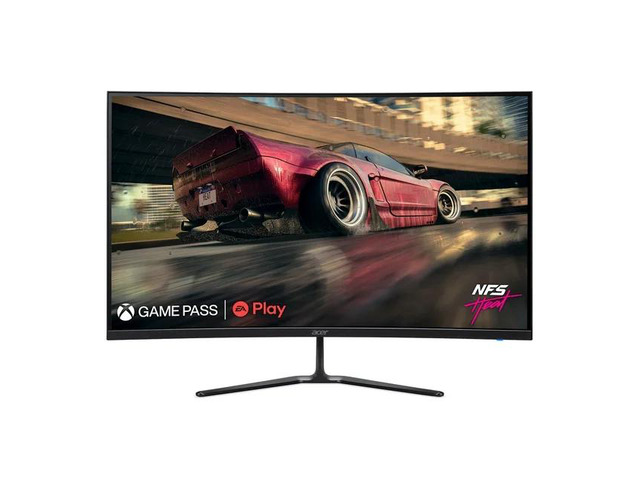 Acer Nitro 31.5 1500R Curved Full HD (1920 x 1080) Gaming Monitor, Black, ED320QR S3biipx