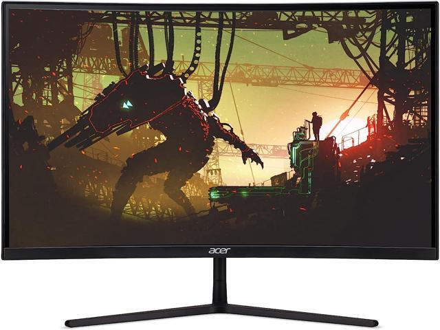 Acer EI322QUR Pbmiippx 31.5' 1500R Curved WQHD 2560 x 1440 Gaming Monitor AMD FreeSync Premium Pro Up to 165Hz Refresh Rate 1ms VRB VESA.