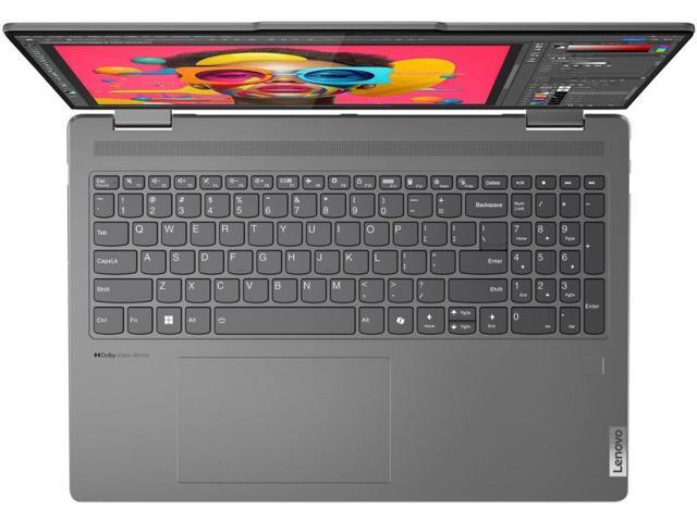 Lenovo - Yoga 7i 2-in-1 16" 2K Touchscreen Laptop - Intel Core Ultra 7 155U 2023 - 16GB Memory - 1TB SSD - Storm Grey - image 6