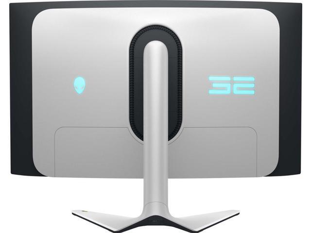 Alienware - AW3225QF 31.6" QD-OLED Curved 4K UHD 240Hz .03-ms G-SYNC Compatible Gaming Monitor with HDR (HDMI, USB-C) - Lunar Light - image 5
