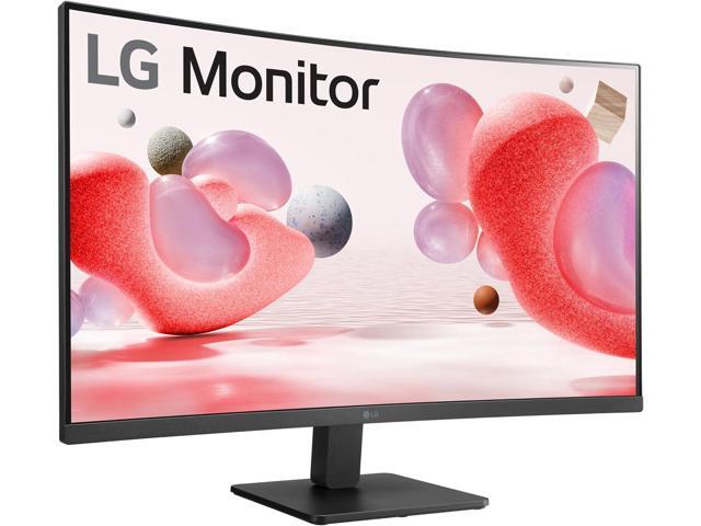 LG - 32" VA Curved FHD 100Hz AMD FreeSync Monitor (HDMI) - Black - image 5