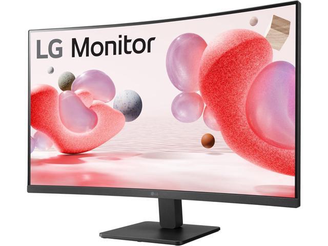 LG - 32" VA Curved FHD 100Hz AMD FreeSync Monitor (HDMI) - Black - image 4