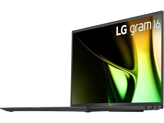 LG gram 16-inch Lightweight Laptop, Intel Evo Edition - Intel Core Ultra 7 Processor, Windows 11 Home, 16GB RAM, 2TB SSD, Black