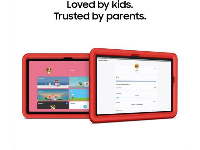 Samsung - Galaxy Tab A9+ Kids Edition 11" 64GB with Puffy Cover - Wi-Fi - Red - image 6