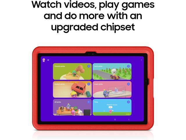 Samsung - Galaxy Tab A9+ Kids Edition 11" 64GB with Puffy Cover - Wi-Fi - Red - image 5