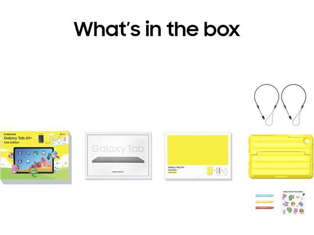 Samsung - Galaxy Tab A9+ Kids Edition 11" 64GB with Puffy Cover - Wi-Fi - Yellow - image 3