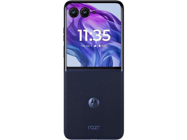 Motorola razr+ 2024 Unlocked Made for US 12/256 50MP Camera Midnight Blue PB2J0003US Smartphone Cell Phone