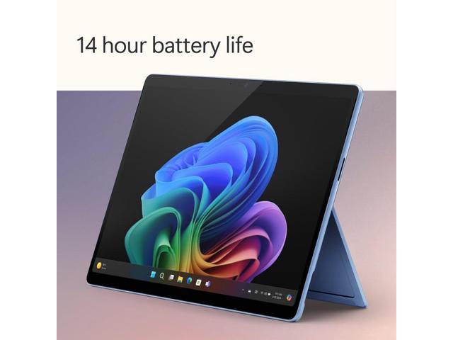 Microsoft - Surface Pro - Copilot+ PC - 13” OLED Touchscreen - Snapdragon X Elite - 16GB Memory - 1TB SSD - Device Only (11th Ed) - Sapphire - image 5