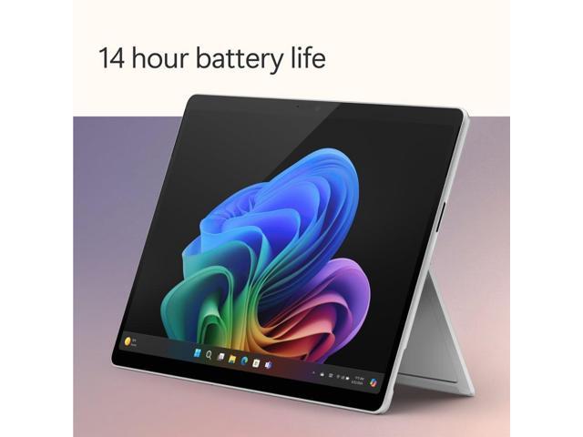 Microsoft - Surface Pro - Copilot+ PC - 13” OLED Touchscreen - Snapdragon X Elite - 16GB Memory - 1TB SSD - Device Only (11th Ed) - Platinum - image 6