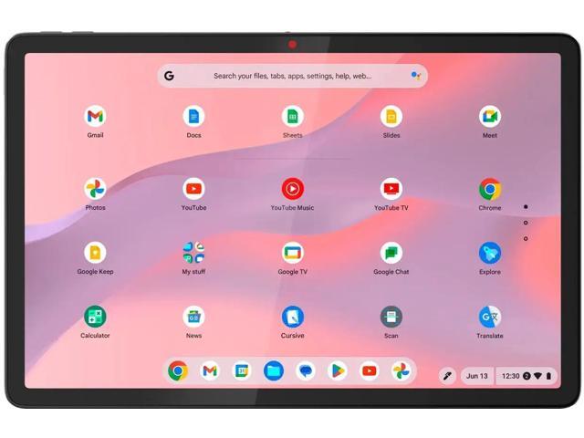 Lenovo - Duet 11 Chromebook 11" 2K LCD Touchscreen 2-in-1 Laptop - MediaTek Kompanio 838 2024 - 4GB RAM - 128GB with keyboard - Luna Gray - image 6