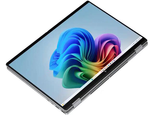 HP - OmniBook X Flip 2-in-1 - Copilot+ PC - 16" 2K Touch-Screen Laptop - AMD Ryzen AI 5 340 2025 - 16GB Memory - 512GB SSD - Meteor Silver - image 4