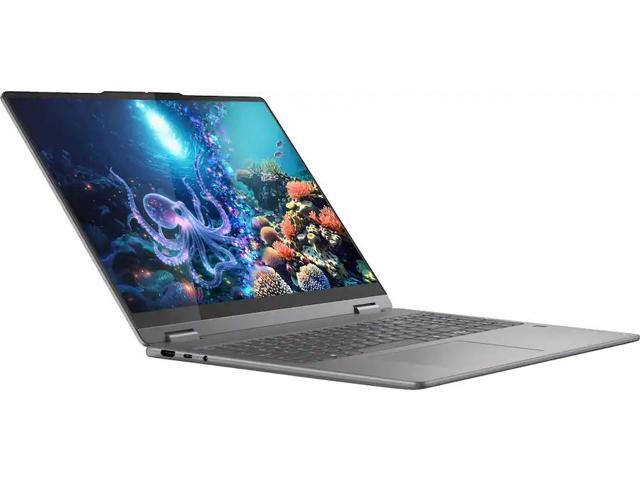 Lenovo - Yoga 7i 2-in-1 - Copilot+ PC - 16" 2K Touchscreen Laptop - Intel Core Ultra 5 Processor 2024 - 16GB Memory - 512GB SSD - Luna Grey - image 3