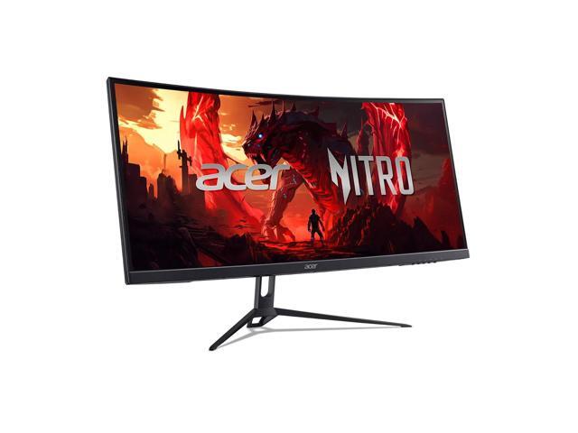 Acer Nitro 29.5 Curved UWFHD (2560 x 1080) 200Hz 1800R Curved Gaming Monitor, Black, ED300C XWBMIIPPX