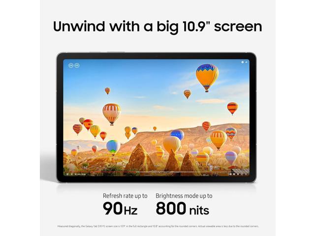 SAMSUNG Galaxy Tab S10 FE 128GB WiFi Android Tablet, Large Display, Long Battery Life, Exynos 1580 Processor, IP68 Water-Resistant, 90 Hz Refresh,...