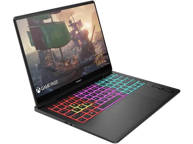 HP OMEN - Transcend 14" 120Hz 3K OLED Gaming Laptop - Intel Core Ultra 7-255H - 32GB Memory - NVIDIA GeForce RTX 5060 - 1TB SSD - Shadow Black - image 6