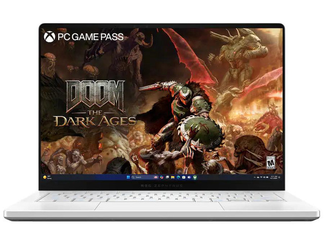 ASUS - ROG Zephyrus G14 14' 3K OLED 120Hz Gaming Laptop - Copilot+ PC - AMD Ryzen AI 9 HX - 32GB RAM - NVIDIA RTX 5070 Ti - 1TB - Platinum White
