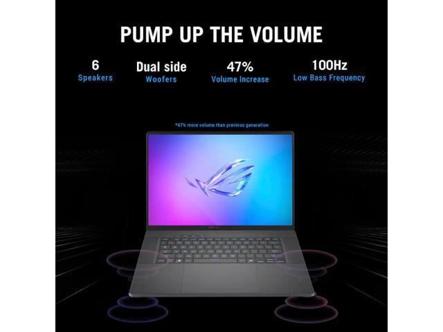 ASUS - ROG Zephyrus G16 16" 2.5K OLED 240Hz Gaming Laptop - Intel Core Ultra 9 285H - 16GB RAM - NVIDIA RTX 5070 - 1TB SSD - Eclipse Gray - image 4