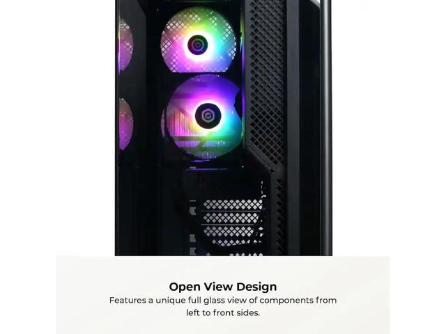 CyberPowerPC - Gaming Desktop - Intel Core i9-14900F - NVIDIA GeForce RTX 5070 12GB - 32GB DDR5 - 1TB PCIe 4.0 SSD - Black - image 3