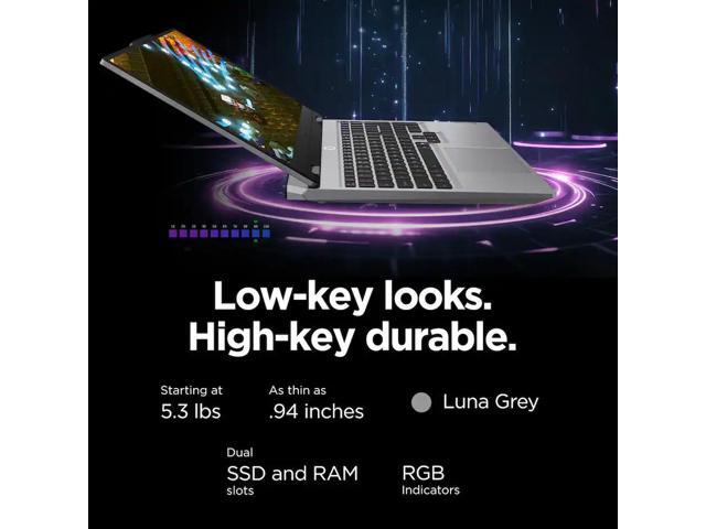 Lenovo - LOQ 15.6" Full HD Gaming Laptop - Intel Core i7-13650HX 2023 - 16GB Memory - NVIDIA GeForce RTX 5060 - 512GB SSD - Luna Grey - image 5