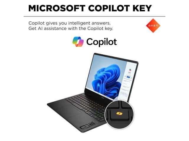 HP OMEN - 16" 2K 144Hz Gaming Laptop - Intel Core Ultra 7 255H w/ AI Boost 2025 - 16GB Memory - NVIDIA GeForce RTX 5060 - 1TB SSD - Shadow Black - image 5