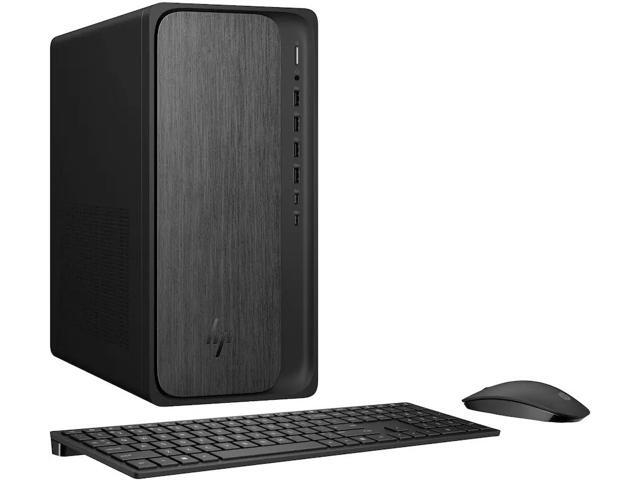 HP - OmniDesk Desktop - AMD Ryzen 5 8500G 2024 - 16GB DDR5 Memory - 512GB SSD - Gray Wood - image 4