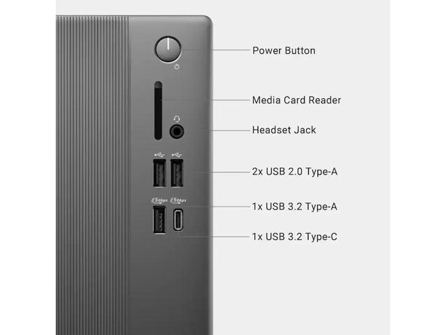 Dell - Desktop - Intel Core Ultra 5 225 2025 - 16GB Memory - 1TB Storage - Black - image 3