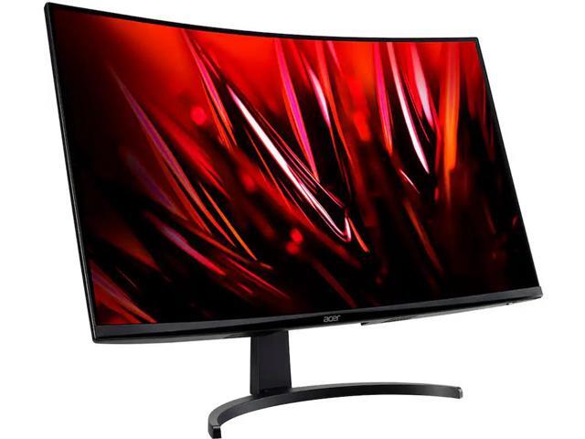 Acer - Nitro Gaming 31.5" Curved WQHD 180Hz 1ms FreeSync Premium Gaming Monitor (DisplayPort, HDMI x2) - Black - image 6