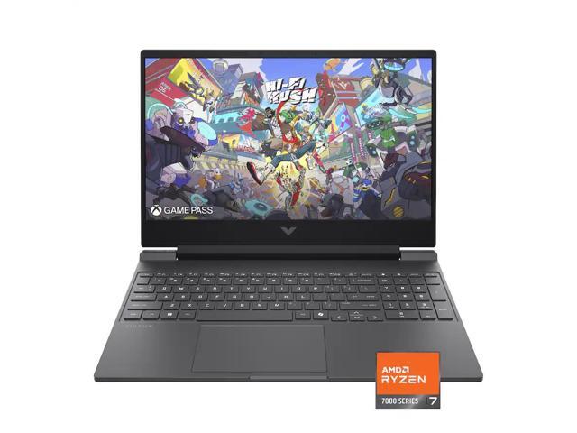 HP - Victus 15.6' 144Hz Full HD Gaming Laptop - AMD Ryzen 7 7445HS - 16GB Memory - NVIDIA GeForce RTX 4050 - 512GB SSD - Mica Silver