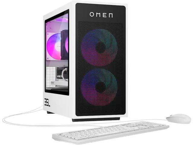 HP OMEN - 35L Gaming Desktop - AMD Ryzen 5 8400F 2024 - 16GB DDR5 Memory - NVIDIA GeForce RTX 5060 - 1TB SSD - Panda Metal - image 3