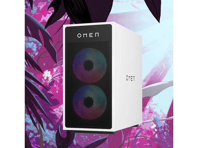 HP OMEN - 35L Gaming Desktop - AMD Ryzen 5 8400F 2024 - 16GB DDR5 Memory - NVIDIA GeForce RTX 5060 - 1TB SSD - Panda Metal - image 5