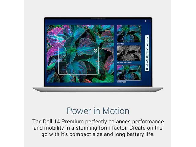 Dell - Premium - 14" 3.2K OLED Touchsceen Laptop - Intel Core Ultra 7 255H 2025 - 32GB Memory - 1TB Storage - Platinum - image 3