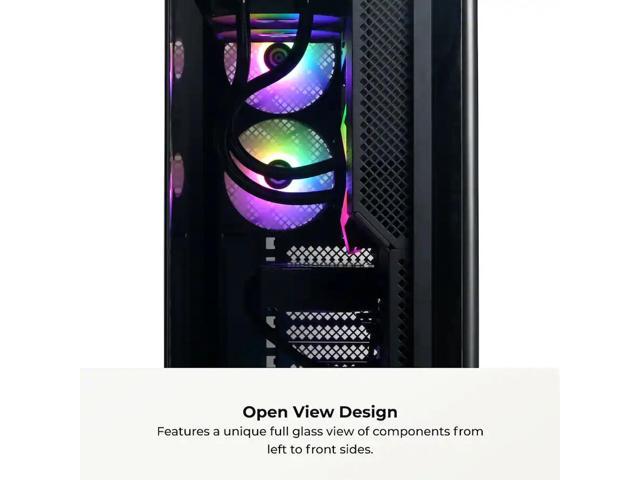 CyberPowerPC - Gaming Desktop - Intel Core i7-14700F - NVIDIA GeForce RTX 5070 12GB - 32GB DDR5 - 2TB PCIe 4.0 SSD - Black - image 6