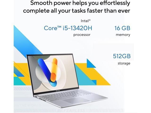ASUS - Vivobook 16 16" FHD+ Laptop - Intel Core i5-13420H with 16GB Memory - 512GB SSD - Cool Silver - image 4