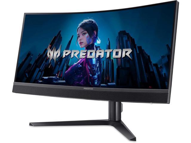 Acer Predator Gaming 1500R Curved Monitor 34' UWQHD 3440 x 1440 MiniLED AMD FreeSync Premium Up to 200Hz Up to 0.5ms DisplayHDR 1000 ...