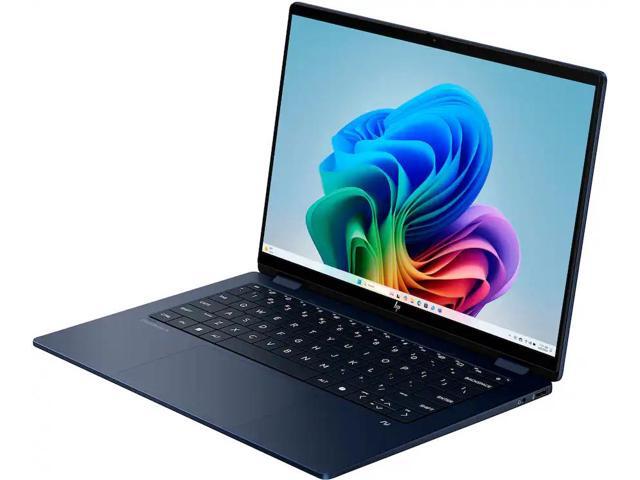 HP - OmniBook X Flip 2-in-1 - Copilot+ PC - 14" 2K Touch-Screen Laptop - Intel Core Ultra 5 226V - 16GB Memory - 512GB SSD - Atmospheric Blue - image 3