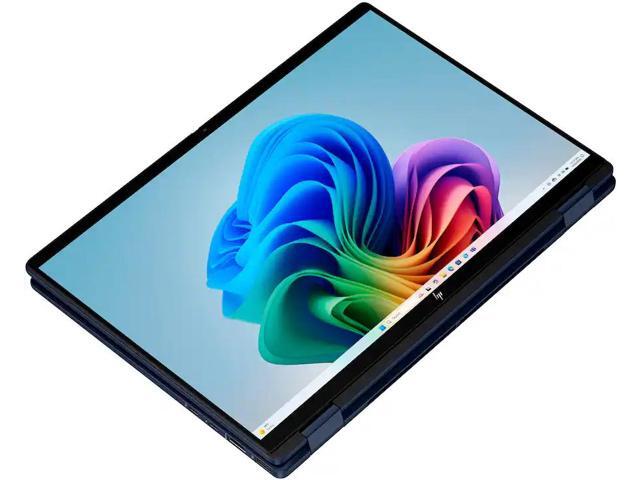 HP - OmniBook X Flip 2-in-1 - Copilot+ PC - 14" 2K Touch-Screen Laptop - Intel Core Ultra 5 226V - 16GB Memory - 512GB SSD - Atmospheric Blue - image 4