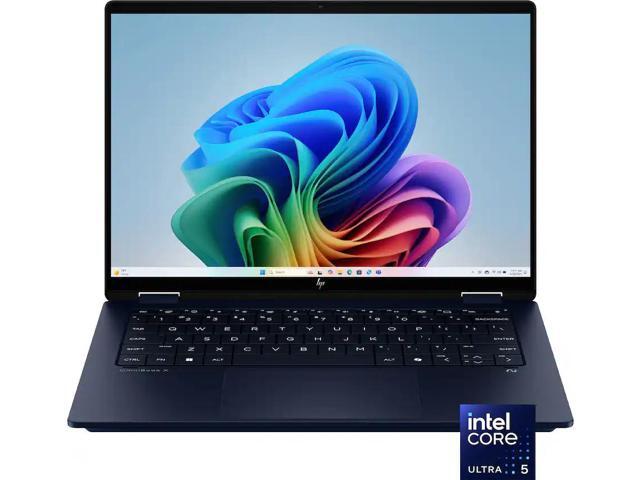 HP - OmniBook X Flip 2-in-1 - Copilot+ PC - 14" 2K Touch-Screen Laptop - Intel Core Ultra 5 226V - 16GB Memory - 512GB SSD - Atmospheric Blue - image 7