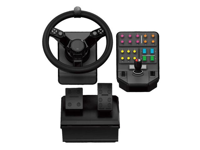 Logitech G Farm Simulator Heavy Equipment Bundle (2nd Generation), Steering Wheel Controller for Farm Simulation 2025 (and Previous Versions),...