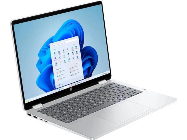 HP - OmniBook 5 Flip 2-in-1 14' 2K Touch-Screen Laptop - Intel Core 7 - 16GB Memory - 512GB SSD - Glacier Silver