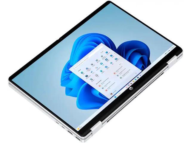 HP - OmniBook 5 Flip 2-in-1 14' 2K Touch-Screen Laptop - Intel Core 7 - 16GB Memory - 512GB SSD - Glacier Silver