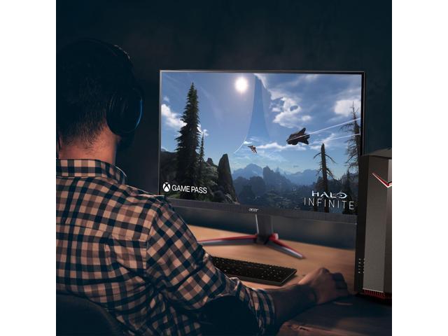 Acer Nitro 27' WQHD (2560 x 1440) IPS Gaming Monitor, AMD FreeSync Premium Technology, Up to 240Hz, Up to 0.5ms, Black, VG272U W2biip