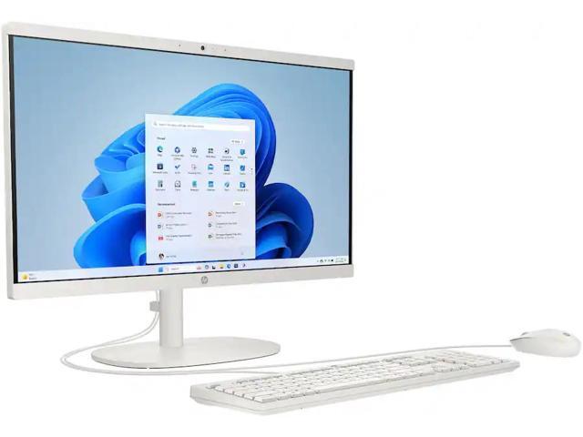 HP - 21.5" All-in-One - Intel Processor N100 2023 - 8GB Memory - 128GB UFS - Cashmere White - image 6