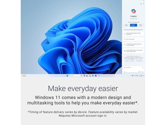 Dell - 15.6" 2K Touchscreen Laptop - Intel Core i5 1334U 2023 - 8GB Memory - 512GB Storage - Carbon Black - image 4