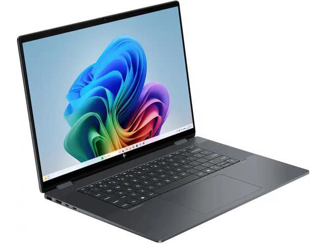 HP - OmniBook X Flip 2-in-1 - Copilot+ PC - 16' 2K Touch-Screen Laptop - Intel Core Ultra 7 - 16GB Memory - 1TB SSD - Eclipse Gray