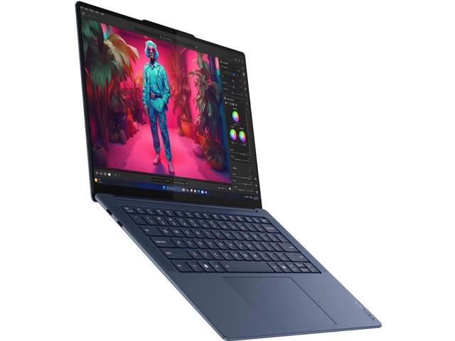 Lenovo - Yoga Slim 7x - Copilot+ PC - 14.5' 3K OLED Touch-Screen Laptop - Snapdragon X Elite - 16GB Memory - 512GB SSD - Cosmic Blue
