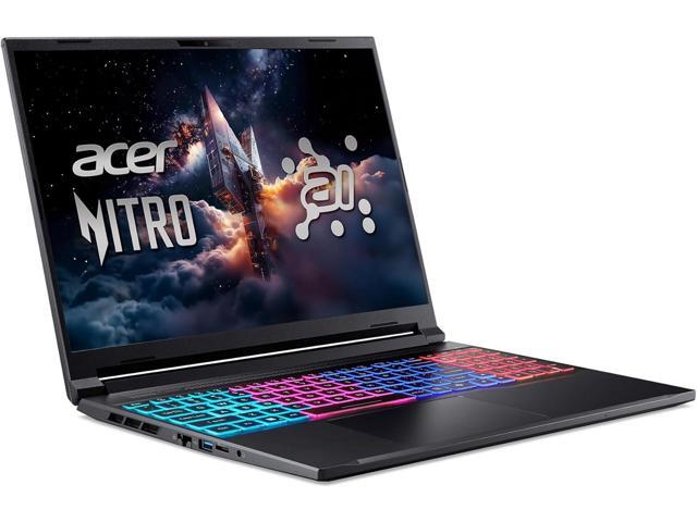 Acer Nitro V 16S AI Gaming Laptop AMD Ryzen 7 260 Processor NVIDIA GeForce RTX 5060 Laptop GPU (572 AI Tops) 16' WUXGA IPS 180Hz Display ...