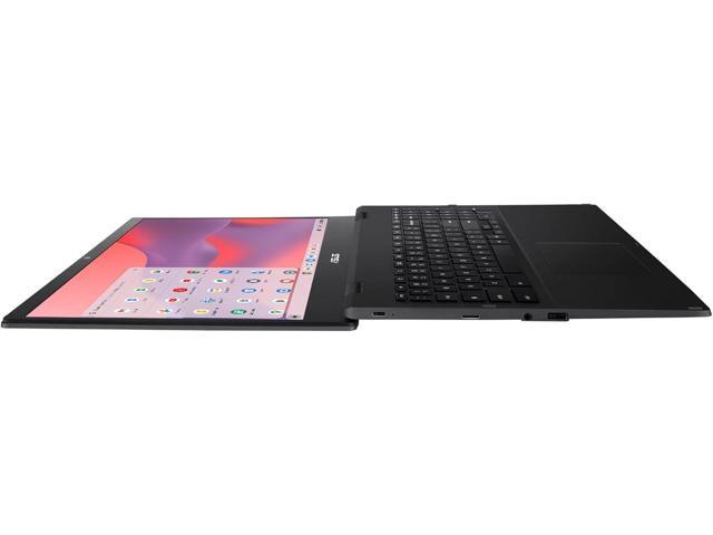 ASUS Chromebook CX1, 15.6' FHD NanoEdge Display, Intel Celeron N4500 Processor, 128GB eMMC Storage, 4GB RAM, ChromeOS, Mineral Gray, CX1500CKA-SS48F