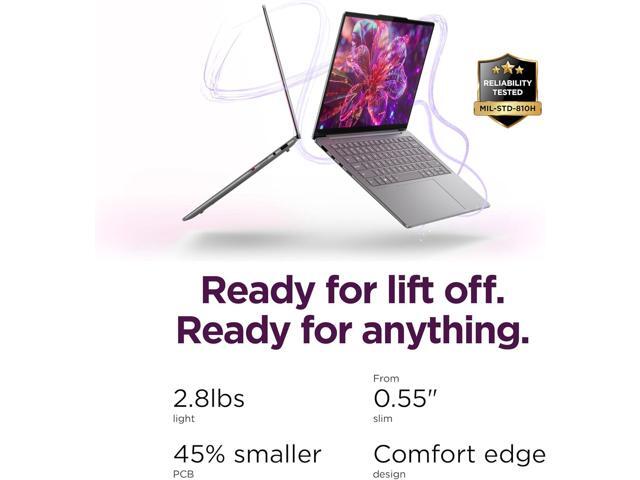 Lenovo Slim 7i Aura Edition - 2025 - Copilot+ PC - Core Ultra 7 Processor 256V - 14' WUXGA OLED Display - 16 GB Memory - 1 TB Storage - Luna Grey