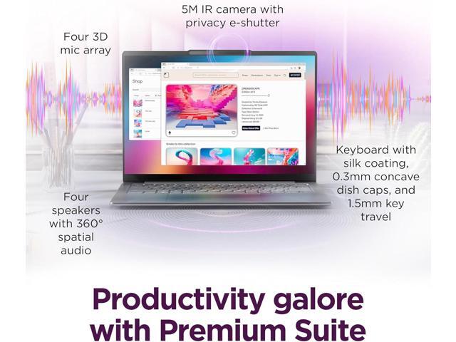 Lenovo Slim 7i Aura Edition - 2025 - Copilot+ PC - Core Ultra 7 Processor 256V - 14' WUXGA OLED Display - 16 GB Memory - 1 TB Storage - Luna Grey